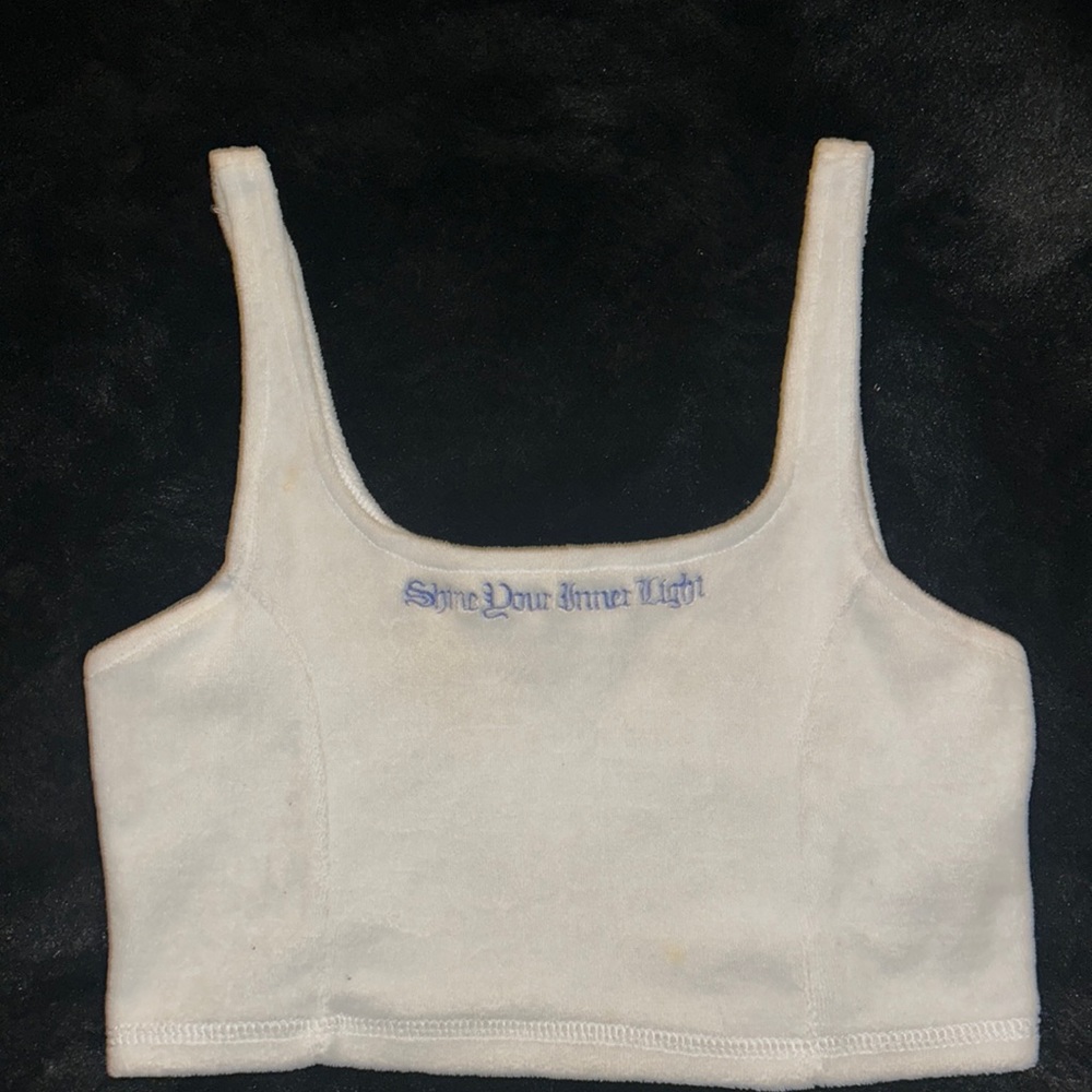 White Crop Tank- Forever 21